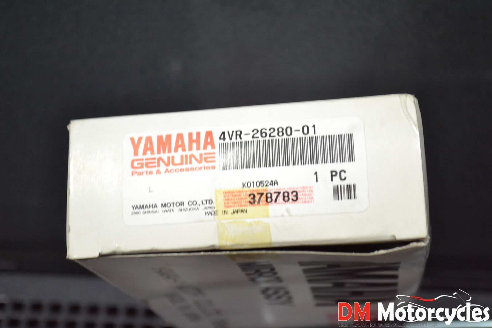 Yamaha genuine new v-star xvs650 xvs 650 2001 - 2003 left mirror pn 4vr-26280-01