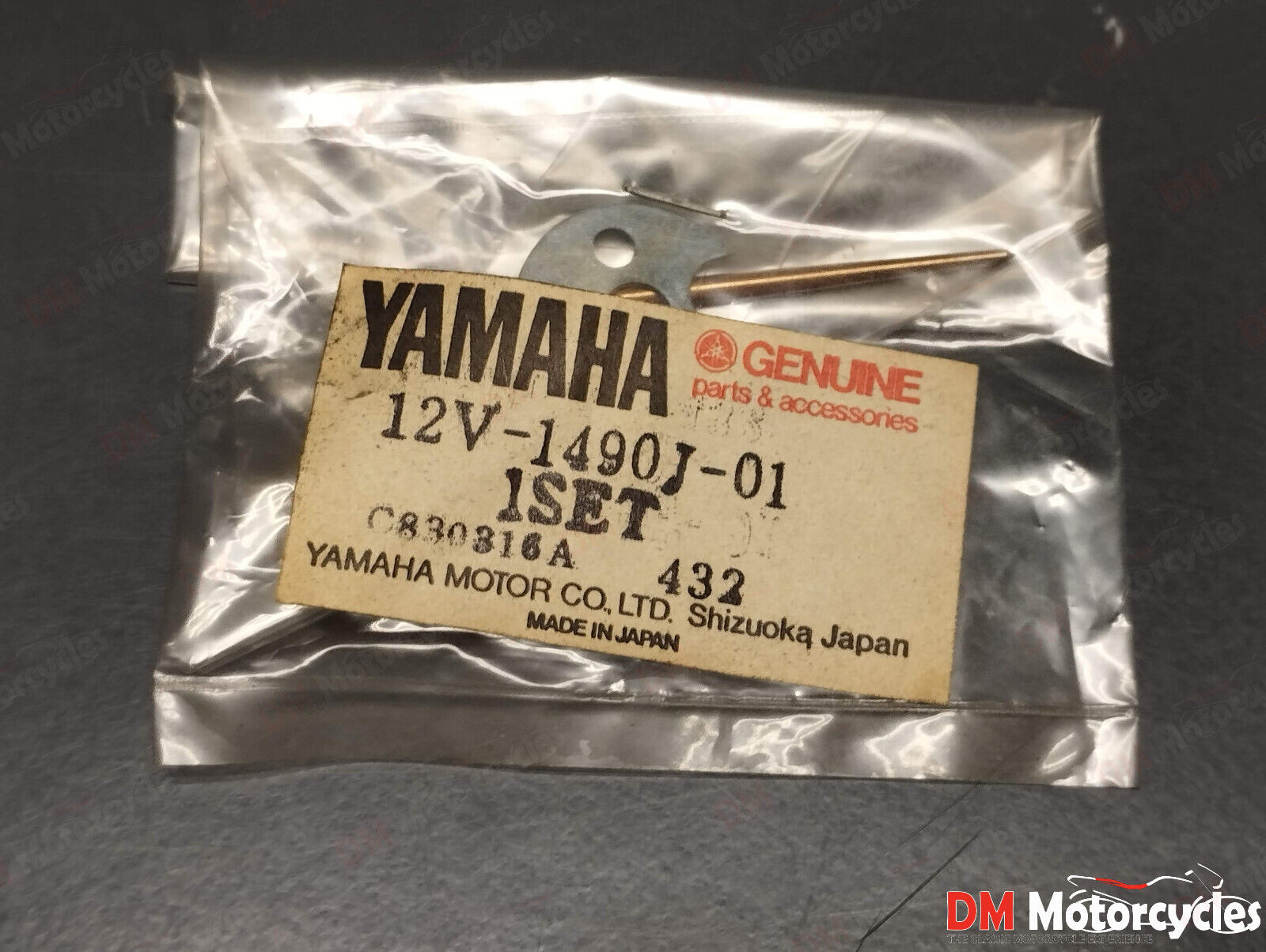 Yamaha genuine nos xt 125 carburetor needle set pn 12v-1490j-01