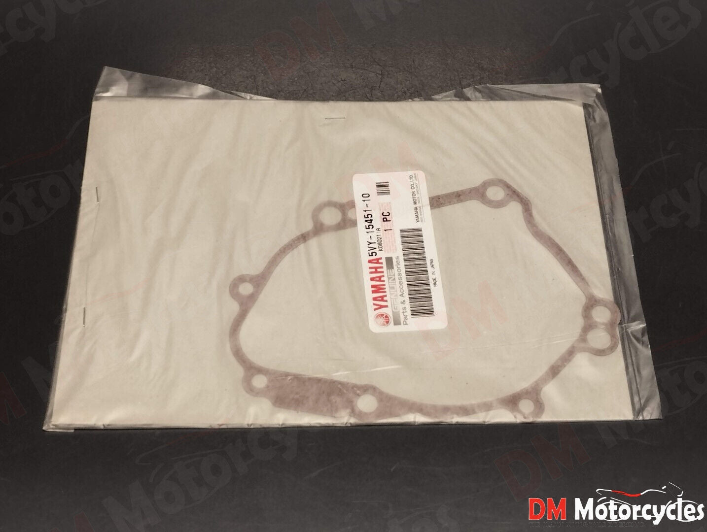 Yamaha genuine new yzf r1 crankcase cover gasket pn 5vy-15451-10