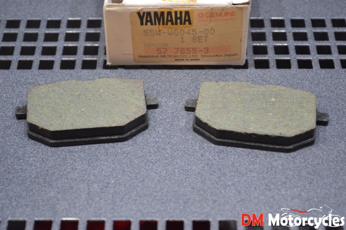 Yamaha genuine nos rt 180 1990 - 1993 front brake pad kit pn 55w-w0045-00