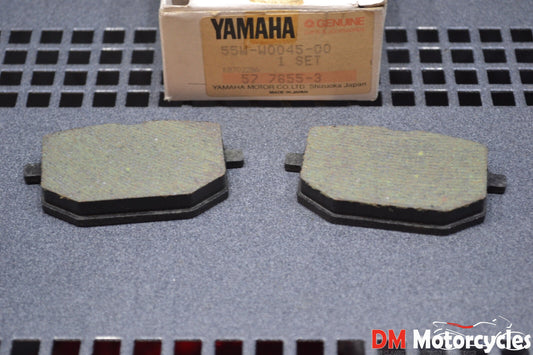 Yamaha genuine nos rt 180 1990 - 1993 front brake pad kit pn 55w-w0045-00