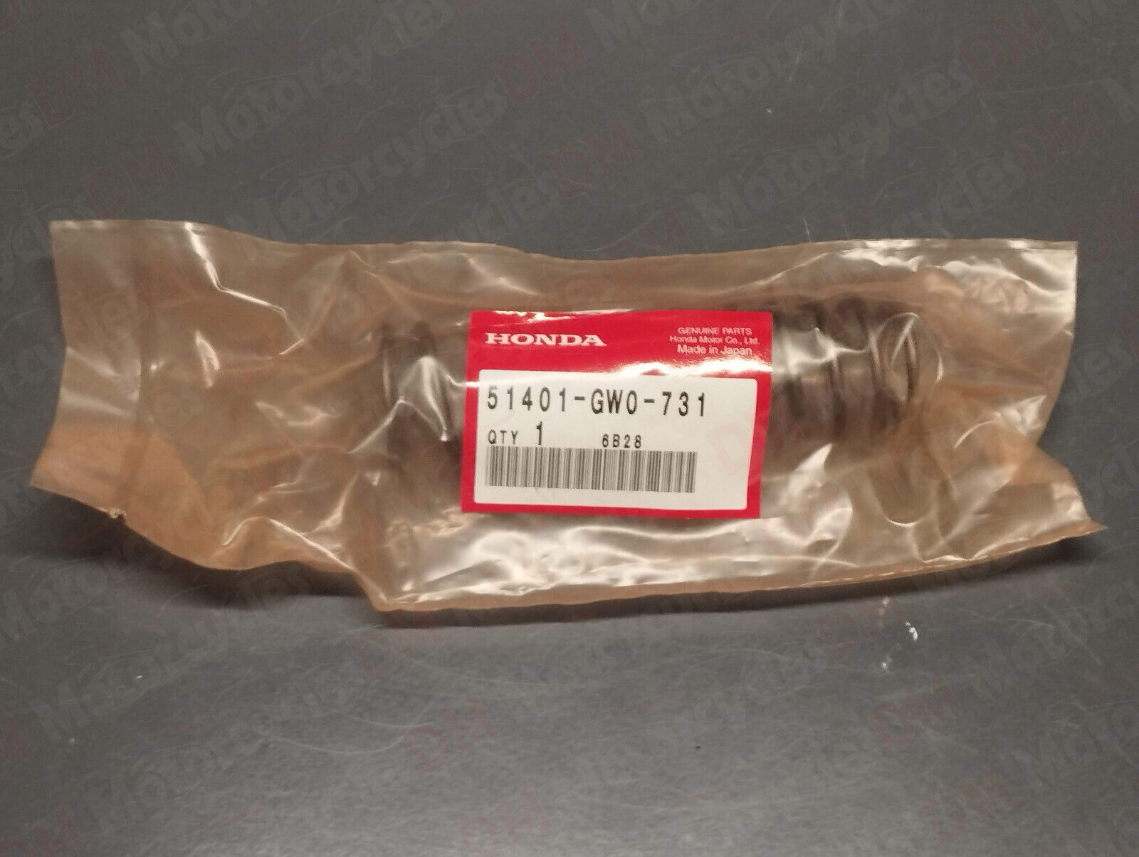 Honda genuine new dio 50 front cushion spring pn 51401-gw0-731