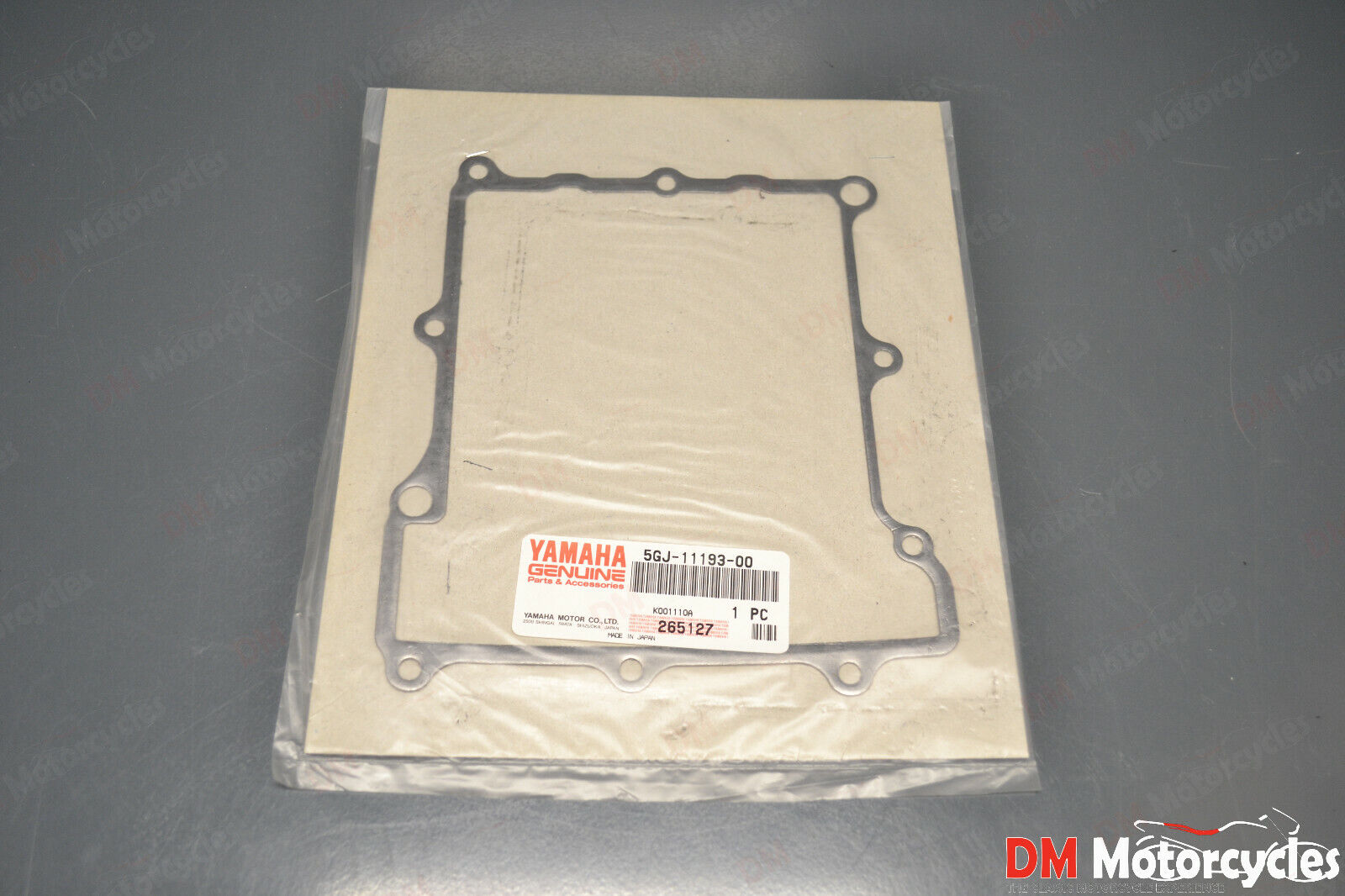 Yamaha genuine new t-max tmax 500 09 - 11 head cover gasket pn 5gj-11193-00