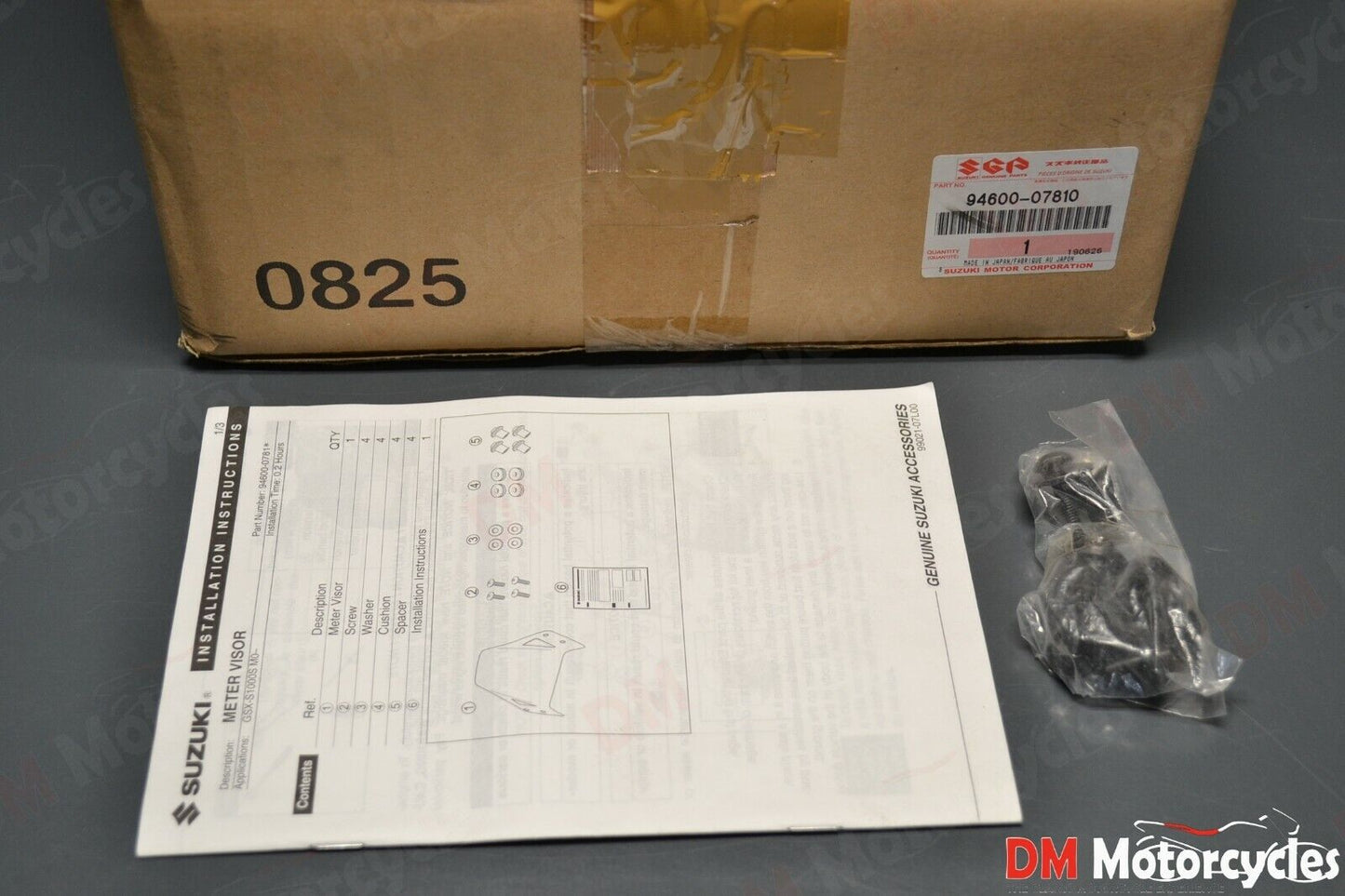 Suzuki genuine new katana gsx-s 1000 2020 meter visor wind shield pm 94600-07810