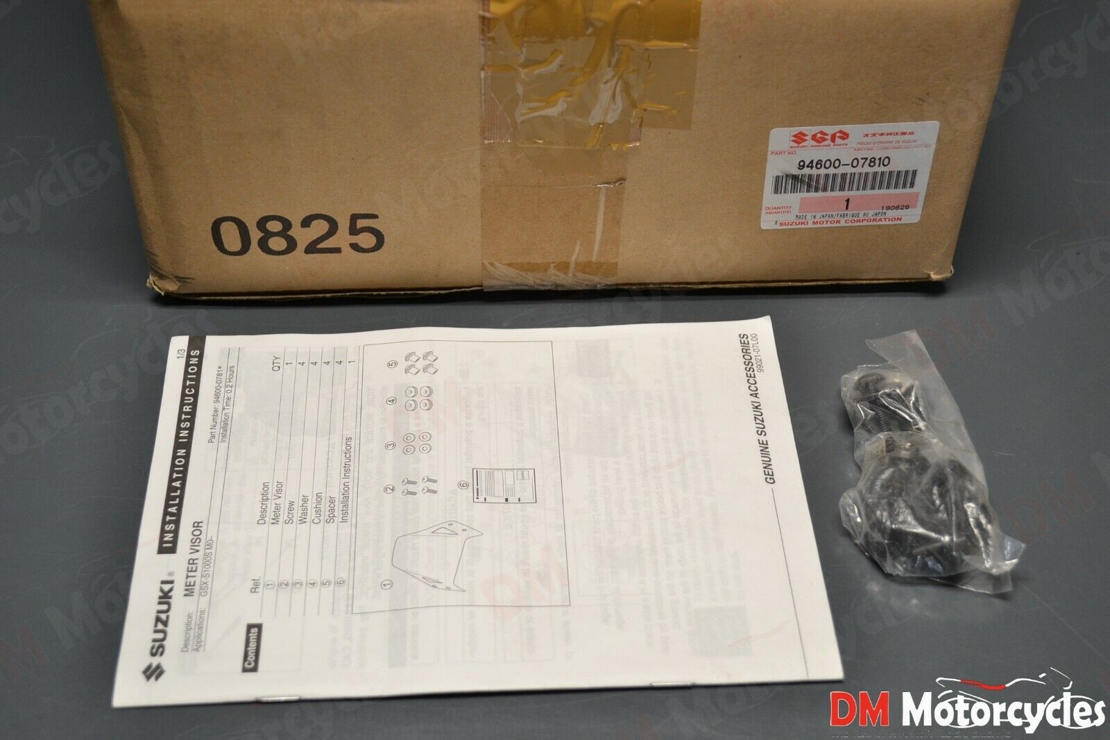 Suzuki genuine new katana gsx-s 1000 2020 meter visor wind shield pm 94600-07810
