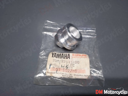 Yamaha genuine nos xj 600 xt 350 250 fz 600 front fork cap pn 33m-23111-00