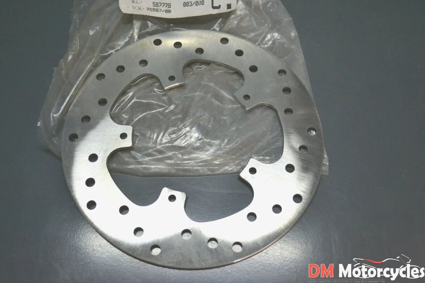 Peugeot genuine new looxor 50 100 front disc brake rotor pn 741486