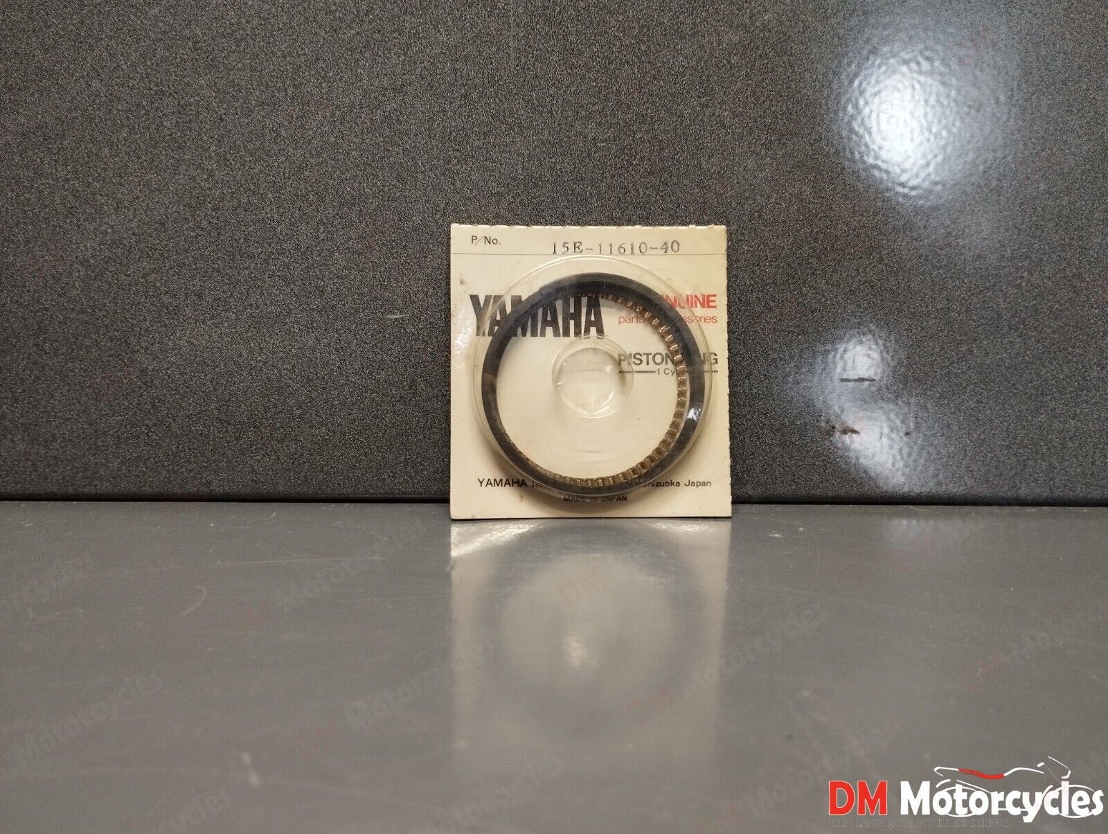 Yamaha genuine nos sr125 xj550 4th over size piston ring pn 15e-11610-40