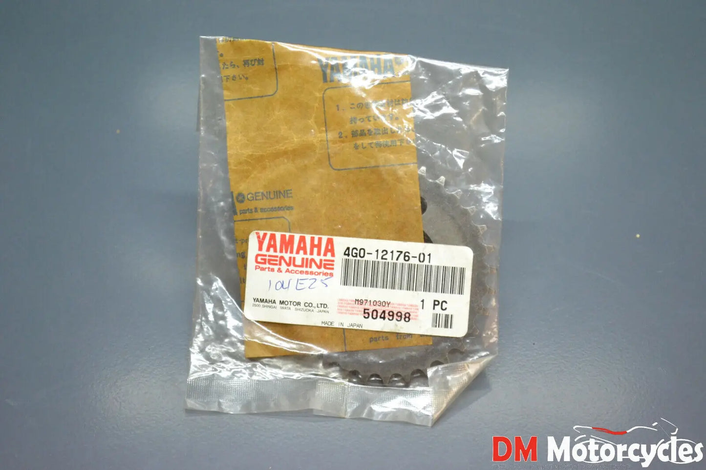 Yamaha genuine new fz fzr xj yx cam chain sprocket pn 4g0-12176-01