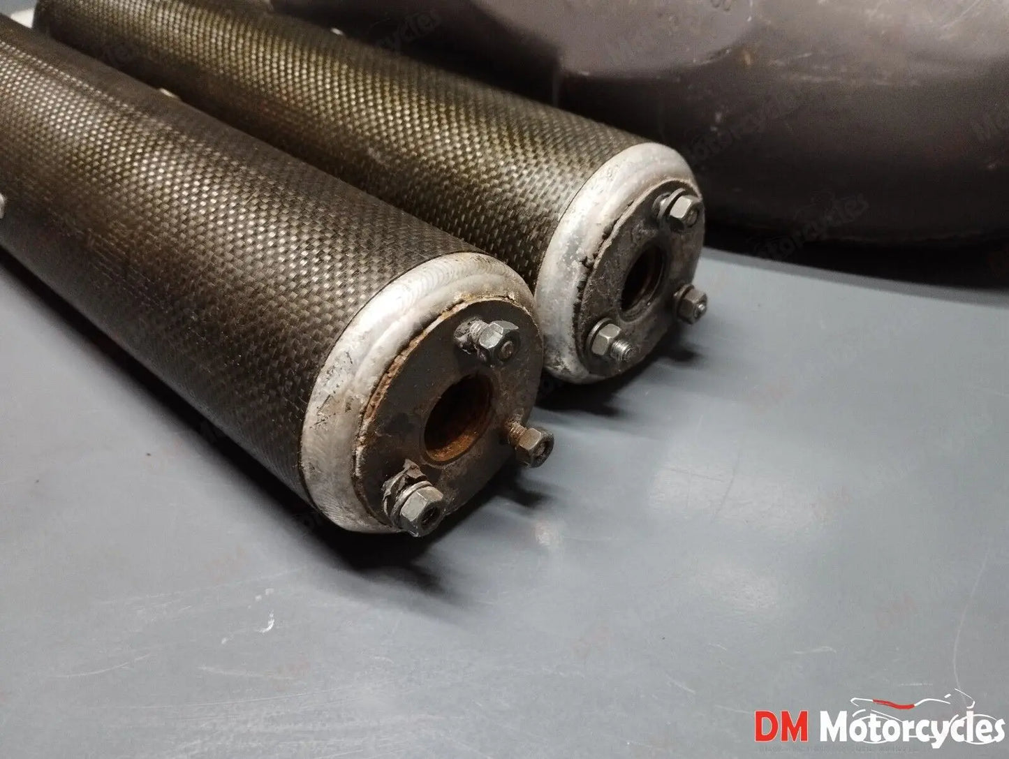 Aprilia genuine used RS250 RS 250 89/235*0009*00 exhaust muffler Complete