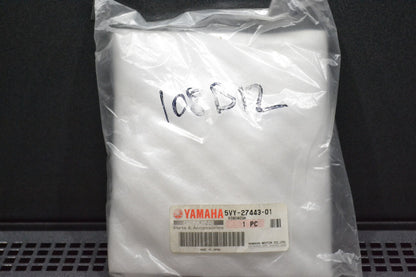 Yamaha genuine new yzf r1 2004 - 2006 rh foot rest bracket pn 5vy-27443-01