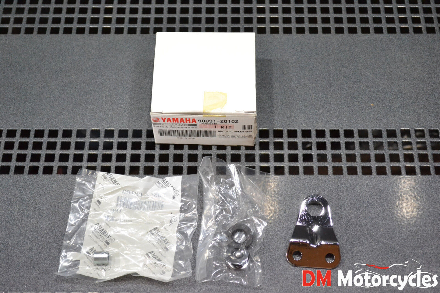 Yamaha genuine new xvs 650 vstar seat tandem bracket recall kit pn 90891-20102