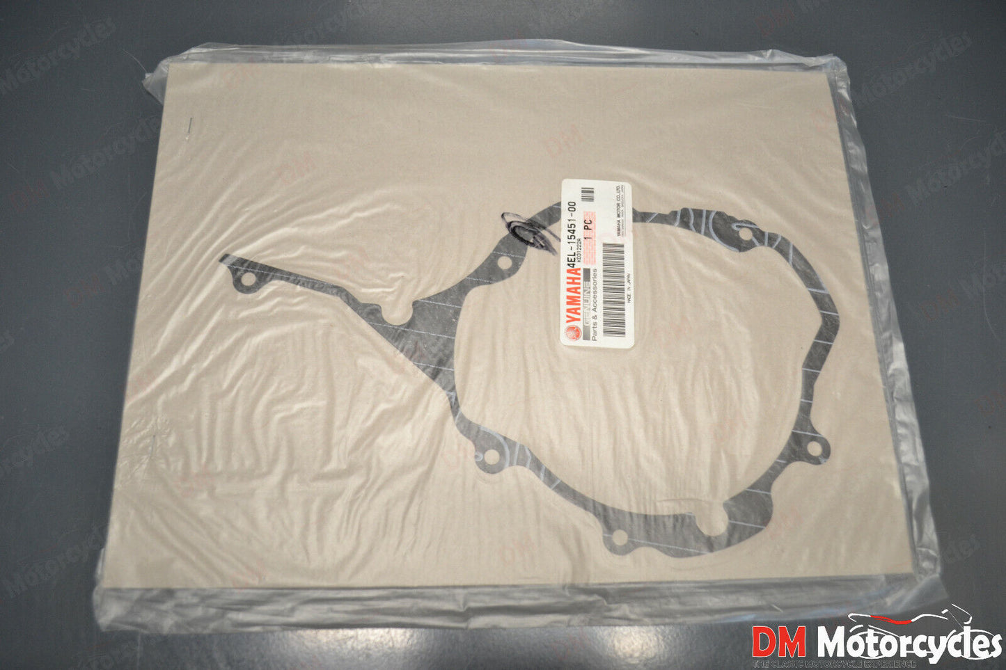 Yamaha genuine new xt tt 250 350 85 - 00 crankcase cover gasket pn 4el-15451-00