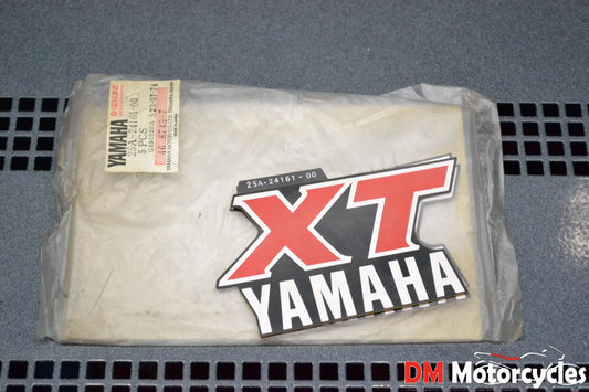 YAMAHA GENUINE NOS XT125 XT 125 1986 FUEL TANK DECAL PN 25A-24161-00