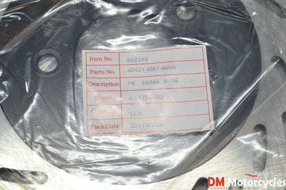 Peugeot genuine new tweet 125 150 front disc brake rotor pn 802379