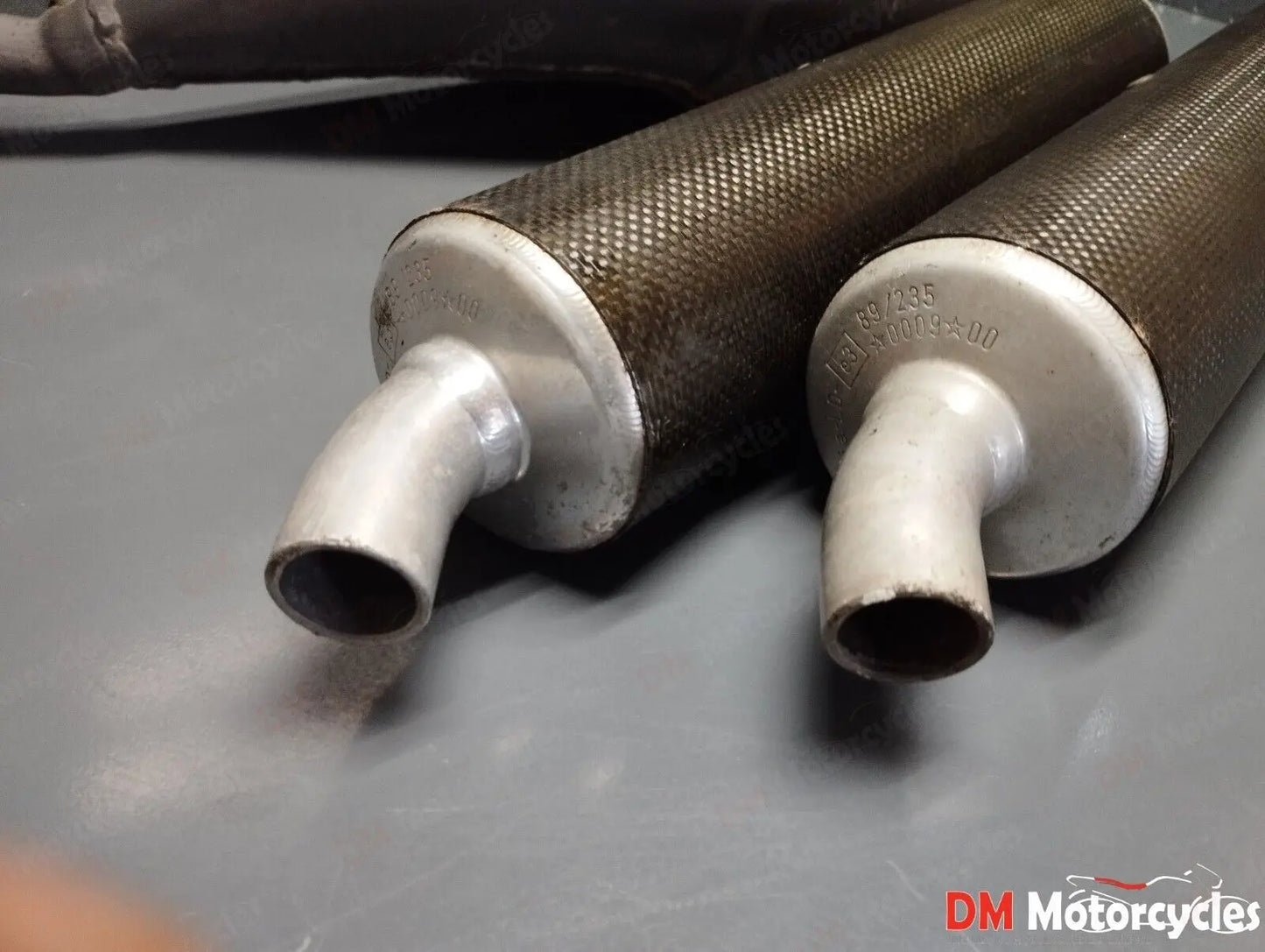 Aprilia genuine used RS250 RS 250 89/235*0009*00 exhaust muffler Complete
