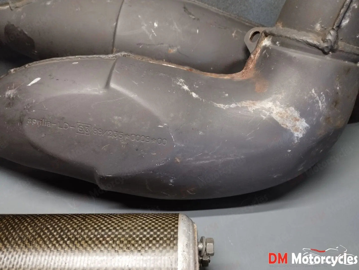 Aprilia genuine used RS250 RS 250 89/235*0009*00 exhaust muffler Complete