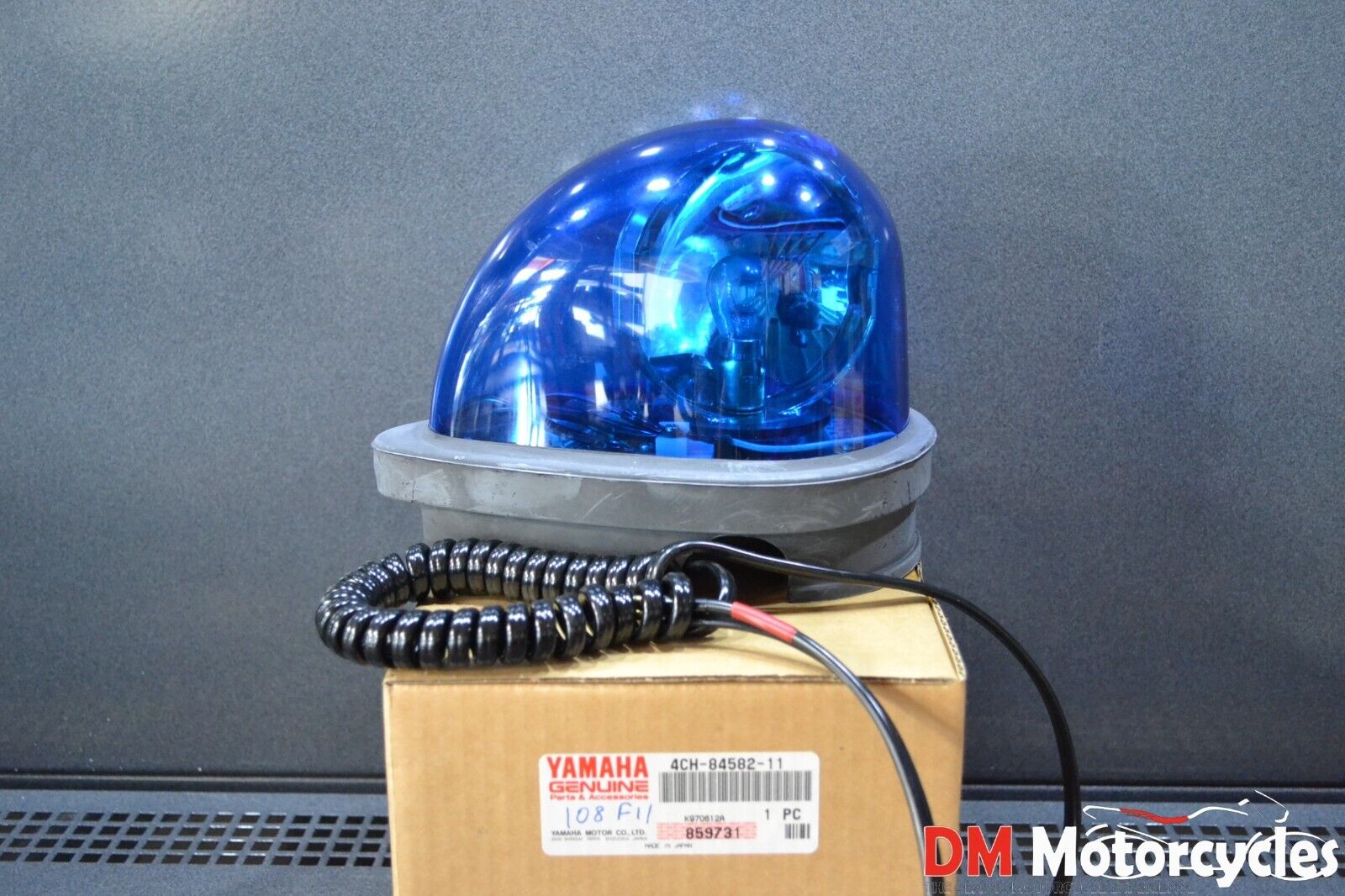 Yamaha genuine nos FZ 750P Police rotary beacon red light pn 4ch-84582-11