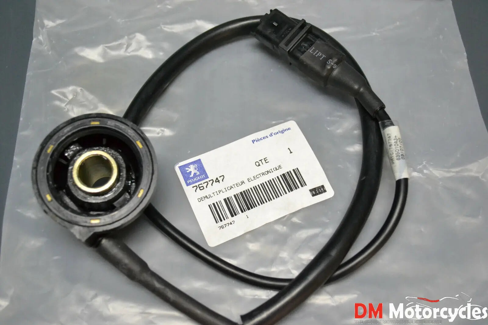 Peugeot genuine new jetforce metal x 50 electronic speedo drive sensor pn 766432