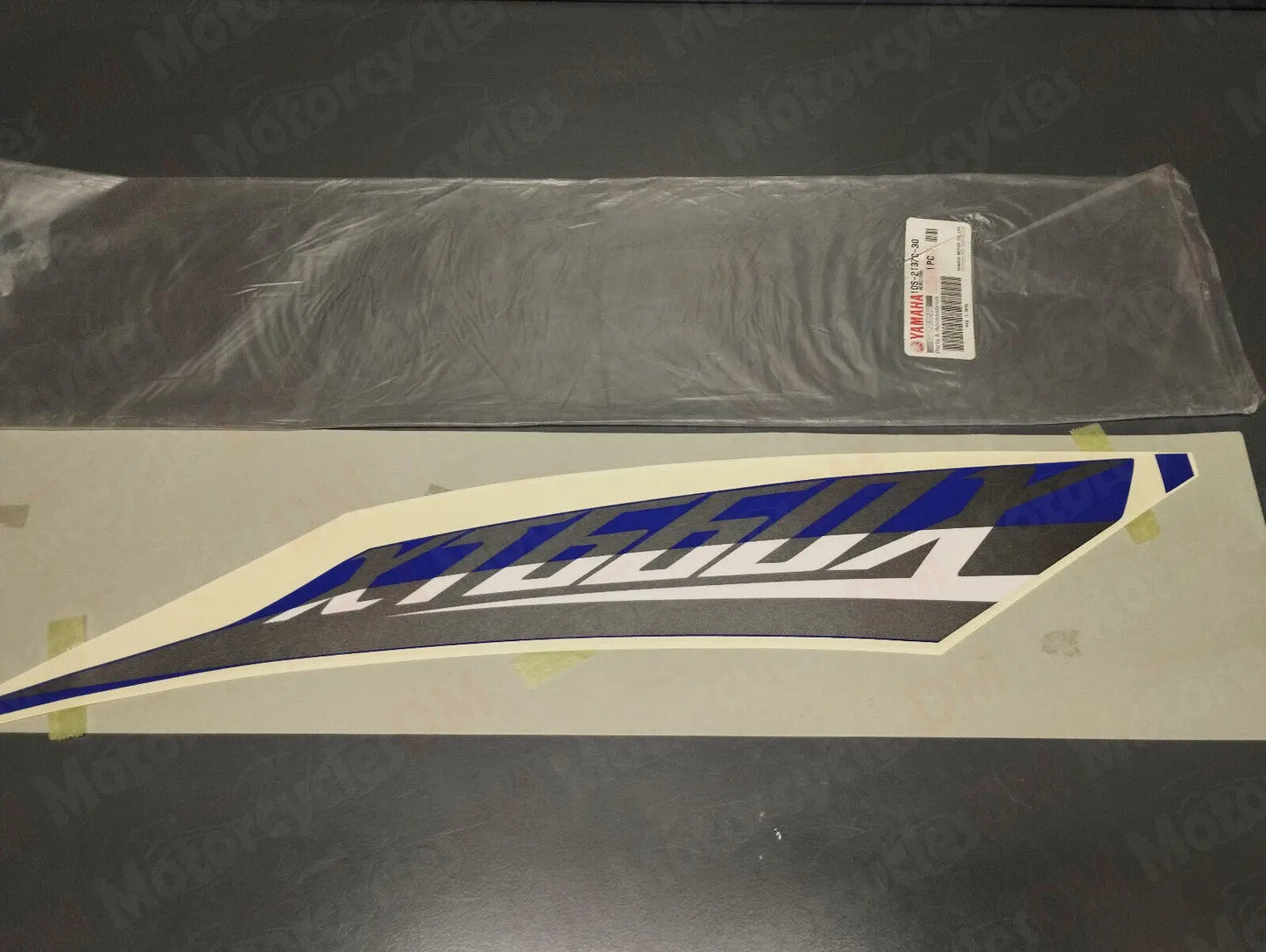 Yamaha genuine new xt 660 2008 scoop air set 1 graphic decal pn 10s-2137c-00
