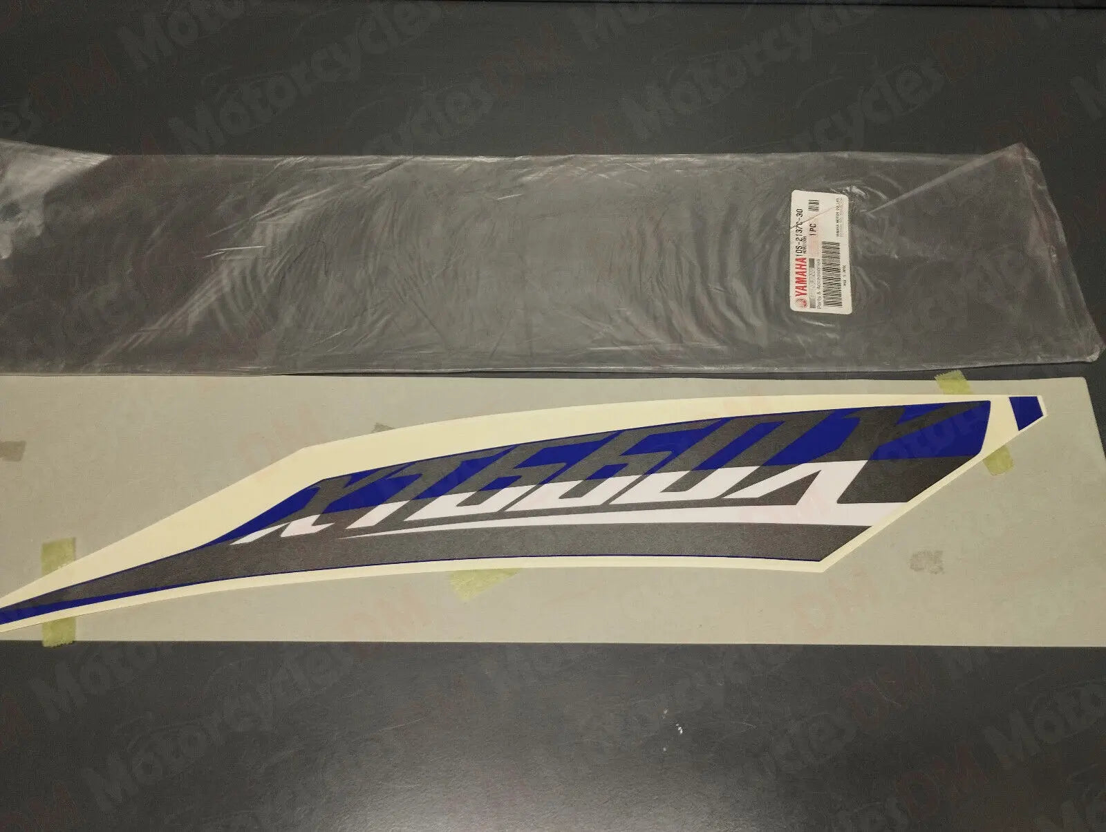 Yamaha genuine new xt 660 2008 scoop air set 1 graphic decal pn 10s-2137c-00