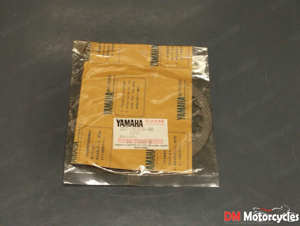 Yamaha OEM yz yfm ytm rd gt jt yfb mx tz ytm dt lb clutch plate pn 257-16324-00