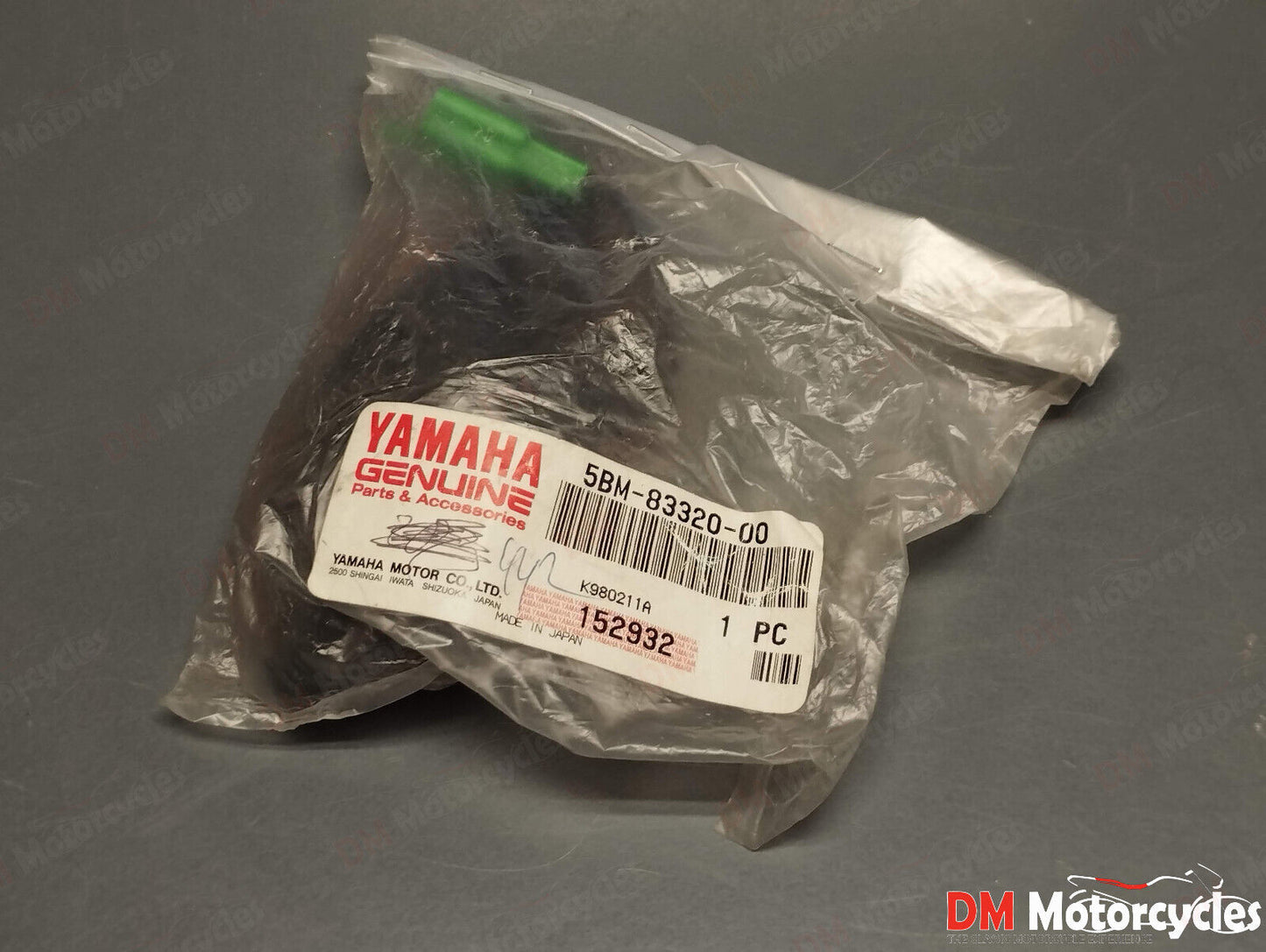 Yamaha genuine new yv 50 jog right front turn signal pn 5bm-83320-00