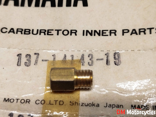 Yamaha genuine new rd 250 dt 125 80 yl 2 as 2 main jet no 95 pn 137-14143-19