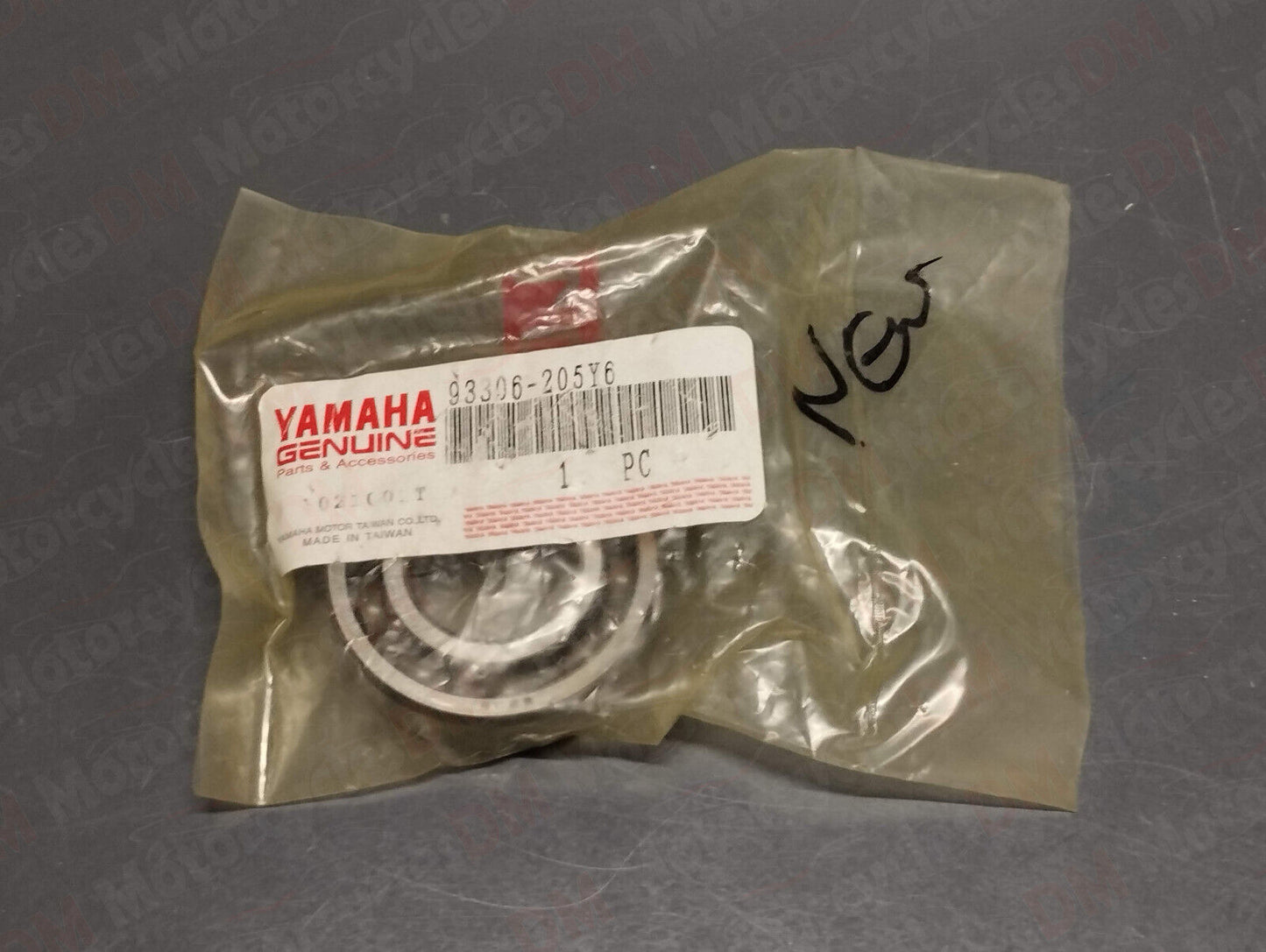 Yamaha genuine new ya yn yq yw 100 bearing pn 93306-205y6