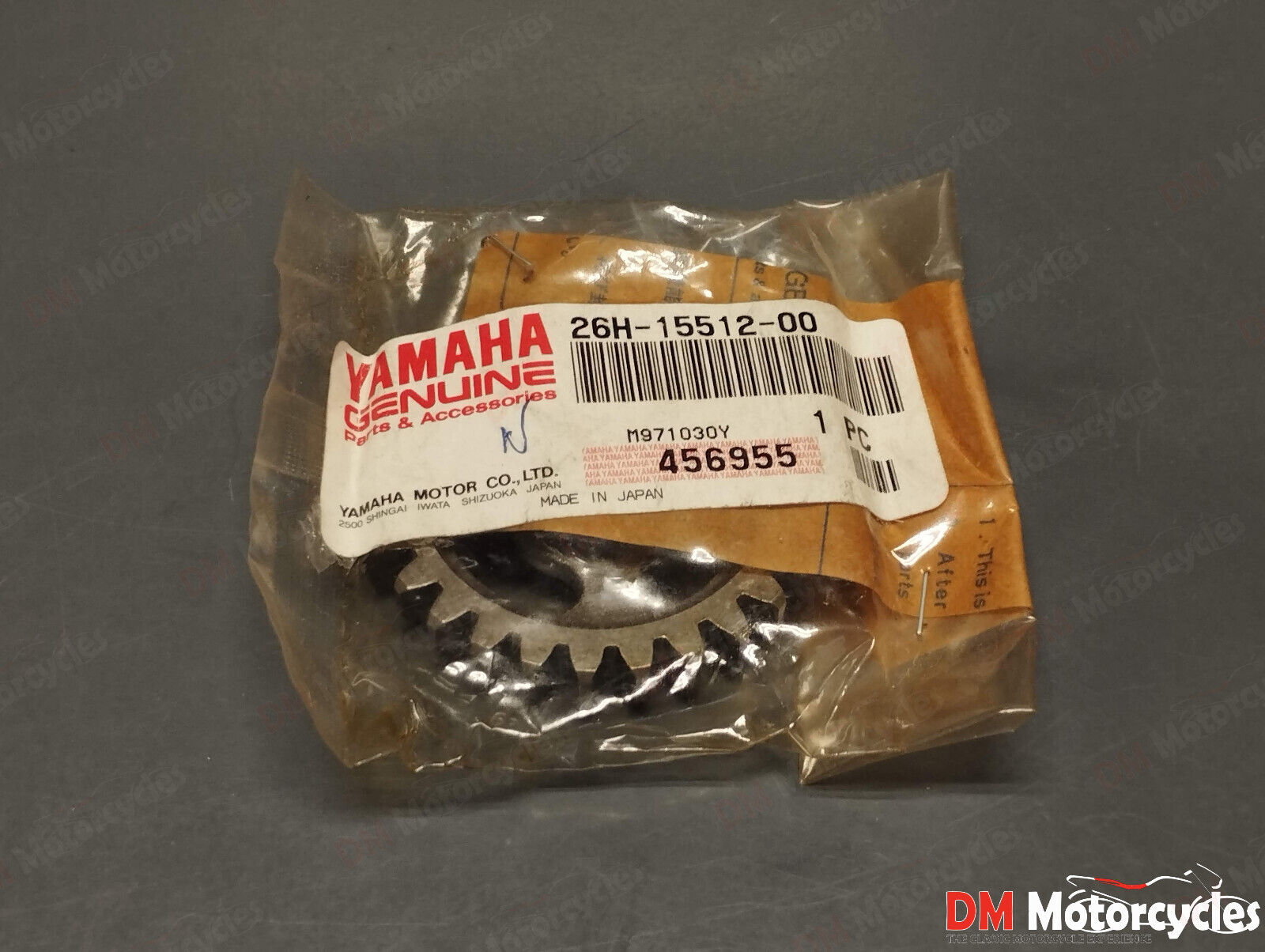 Yamaha genuine new xvz 1300 1200 v max idler gear 1 (27t) pn 26h-15512-00