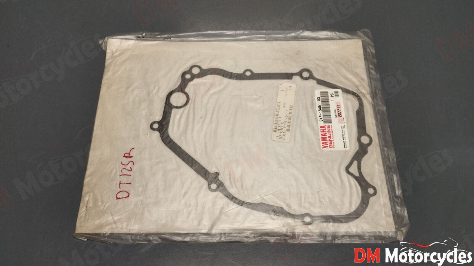Yamaha genuine new wr 200 rd dt 200 crankcase cover gasket pn 3xp-15451-03