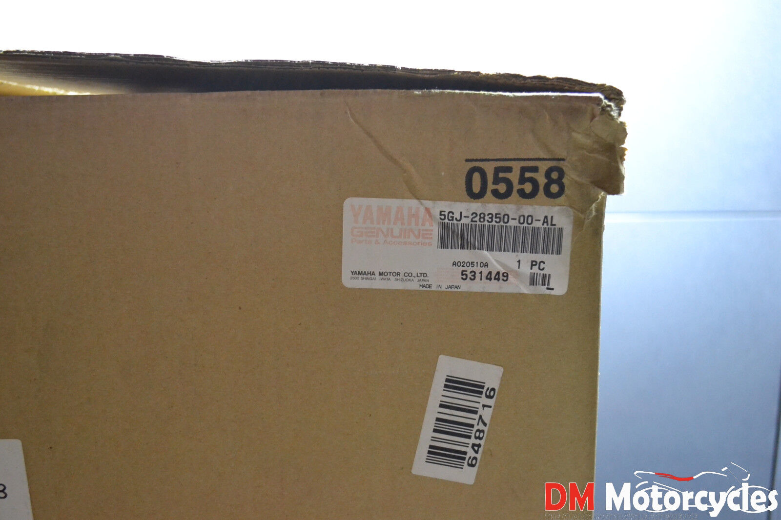 Yamaha genuine new tmax 500 xp500 01 - 06 front cowling pn 5gj-28350-00-al