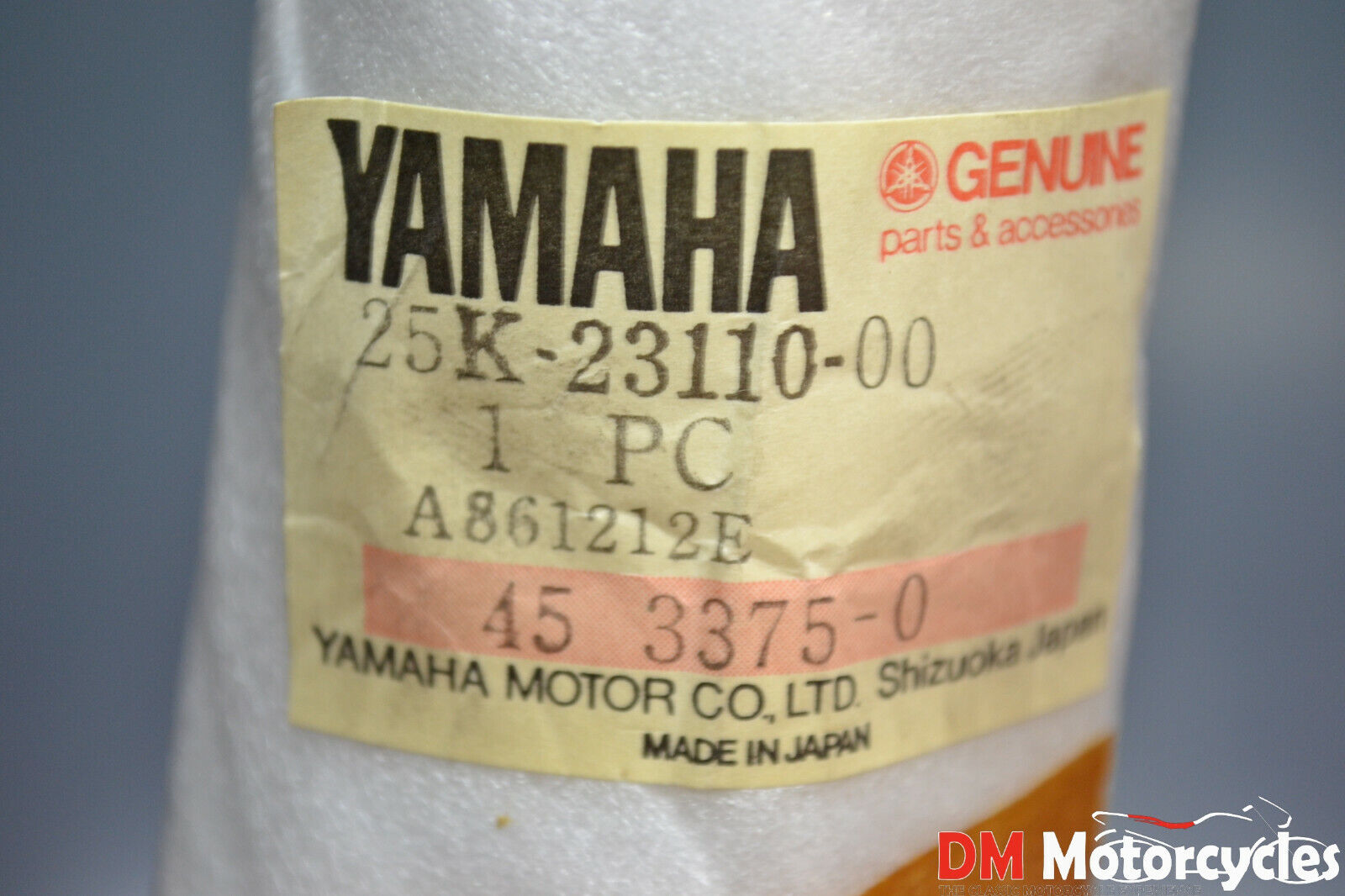 Yamaha genuine nos passol 2 front fork inner tube assy pn 25k-23110-00