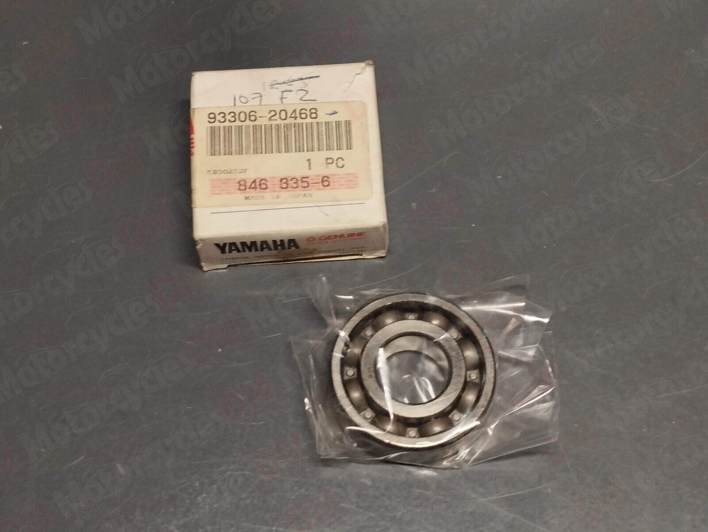 Yamaha genuine new ye 80 yz 60 80 cw cy dt sh yh yq ym yb 50 bearing 93306-20468