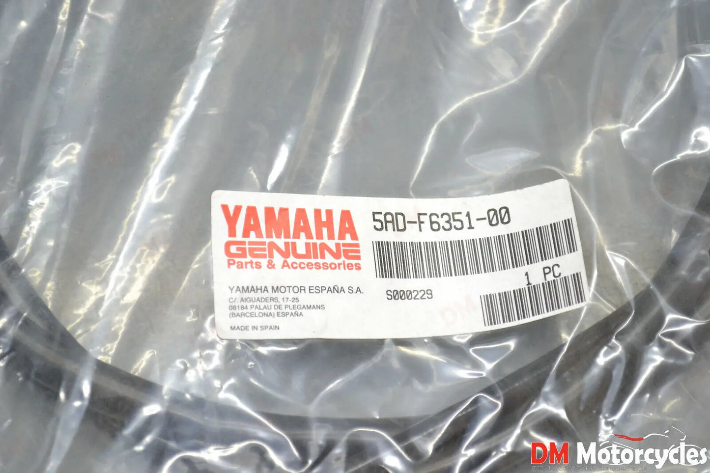 Yamaha genuine new yn 50 yn 100 neos rear brake cable pn 5ad-f6351-00
