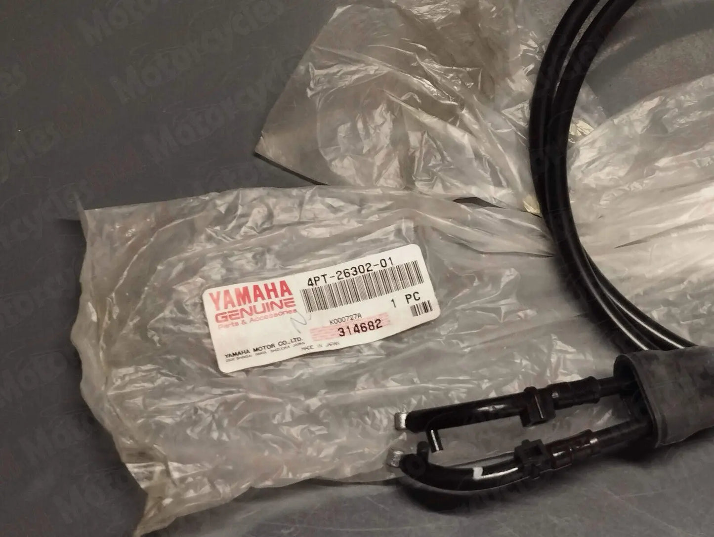 Yamaha genuine new xt 500 2000-02 xt 600 1999-02 throttle cable pn 4pt-26302-01