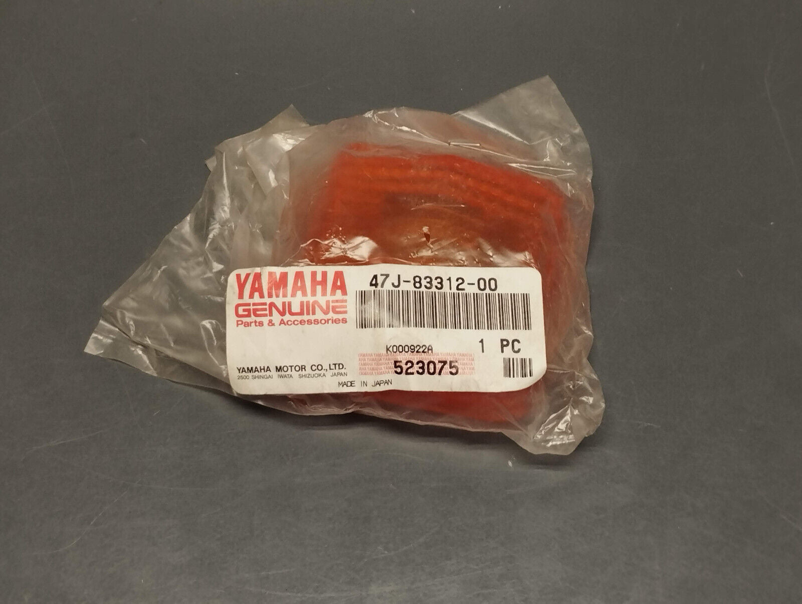 Yamaha genuine new tdr 250 xt 500 600 dt 125 200 turn signal lens 47j-83312-00
