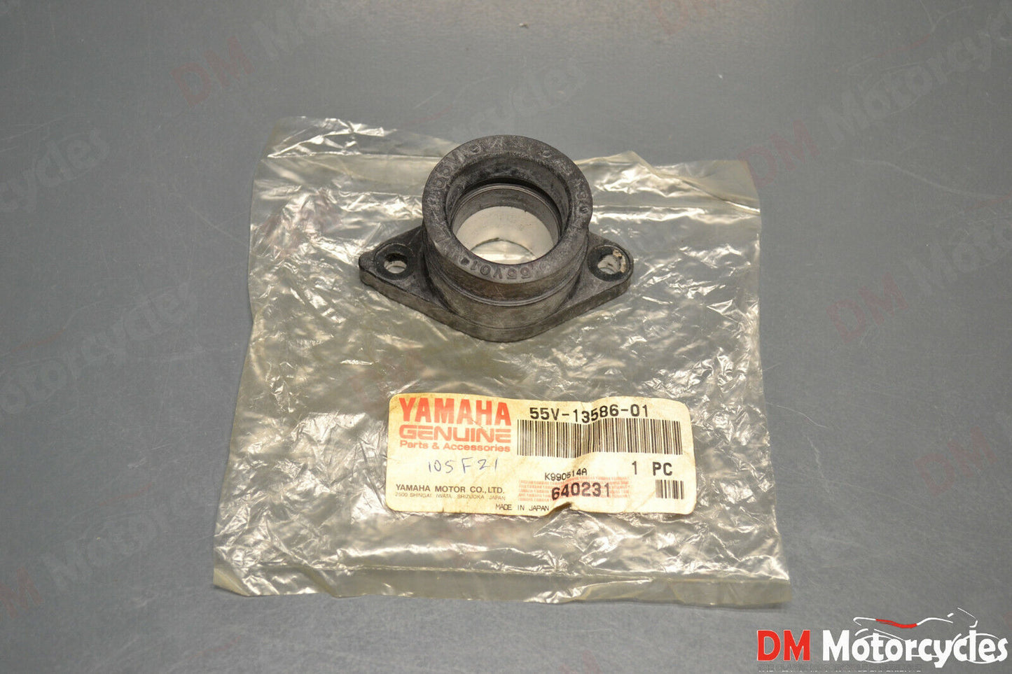 Yamaha genuine new xt350 xt 350 intake manifold joint pn 55v-13586-00