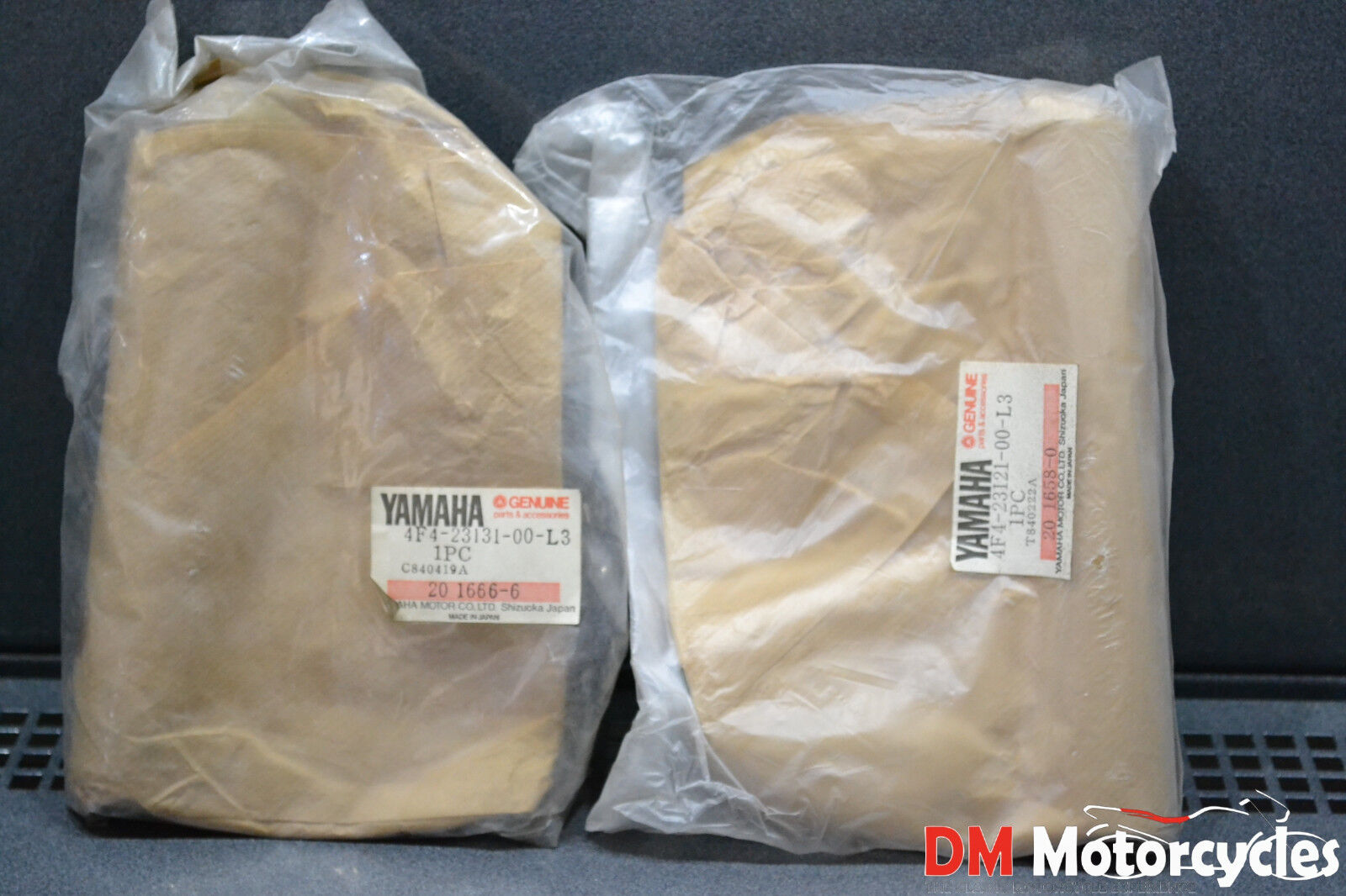 Yamaha genuine nos lb50 lb 50 chappy lh/rh headlight bracket pn 4f4-23131-00-l3