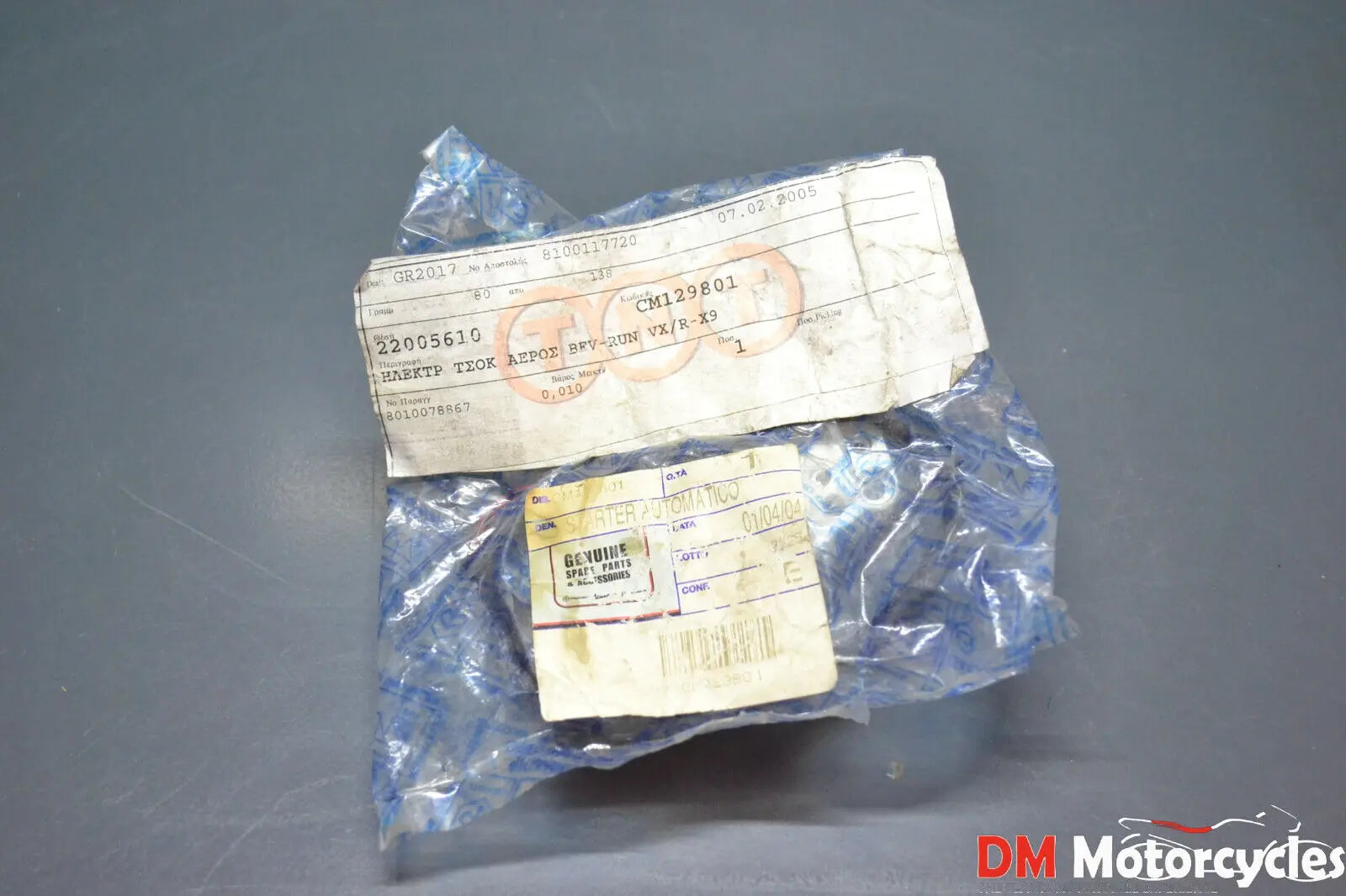 Piaggio genuine new vespa gt Beverly hexagon liberty x8 x9 chock pn cm129801