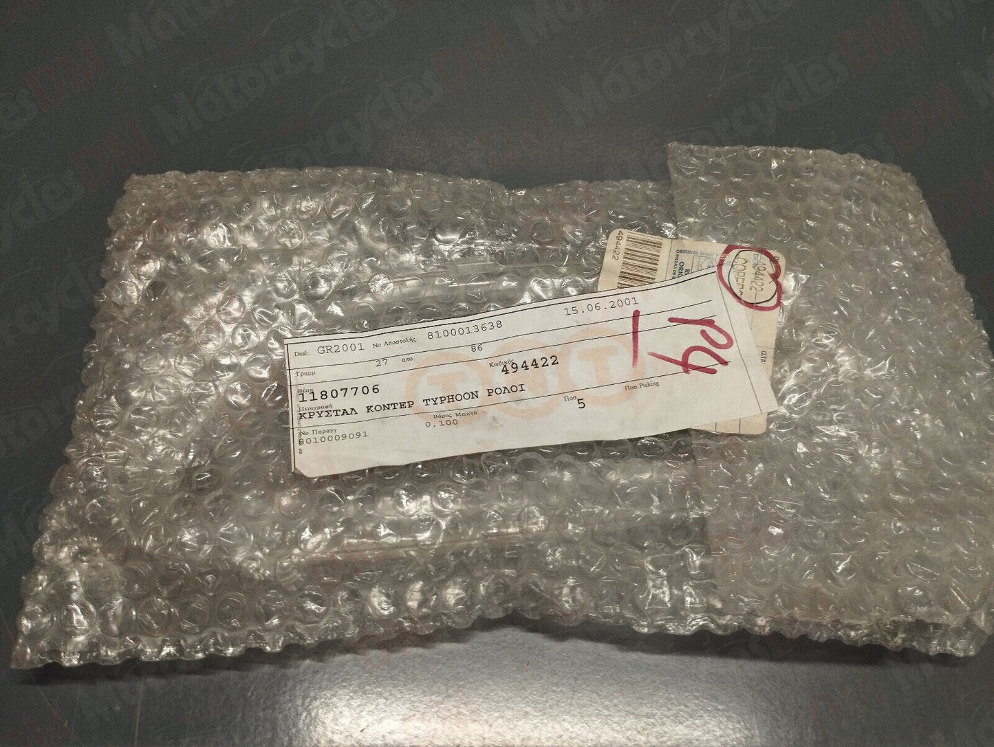 Piaggio oem storm typhoon 125 x xr typhoon 50 x xr speedometer gauge lens 494422