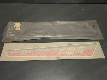 Yamaha genuine nos xj 600 1984 graphic 2 sticker decal pn 51j-2173f-10