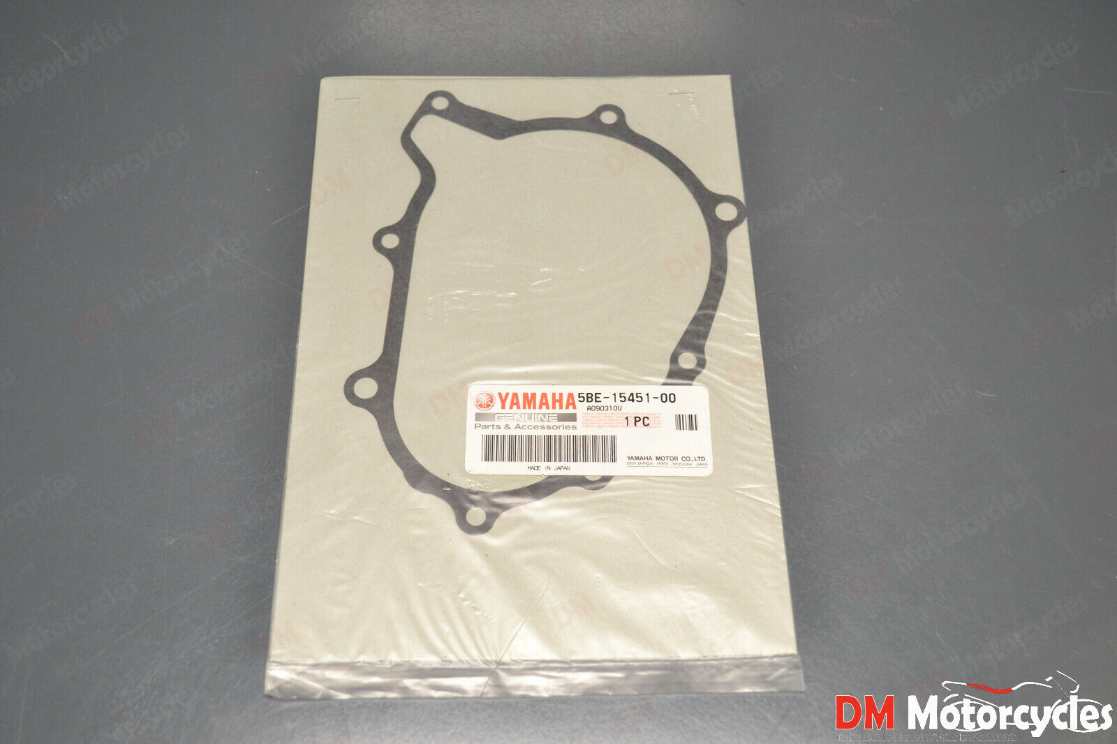 Yamaha genuine new yz 400 wr 400 426 crankcase cover gasket pn 5be-15451-00
