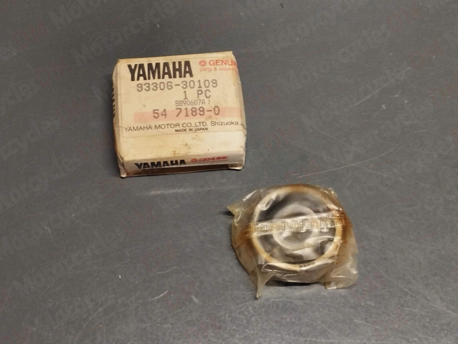 Yamaha genuine nos dt 175 rz 250 350 srx 250 xc 125 yb rt bearing pn 93306-30109