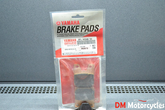 Yamaha genuine new yzf r1 1998 - 2001 rear brake pad kit pn 5fl-w0046-50
