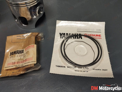 Yamaha genuine nos dt175 dt 175 0.25mm over size piston kit pn 2n5-11636-10