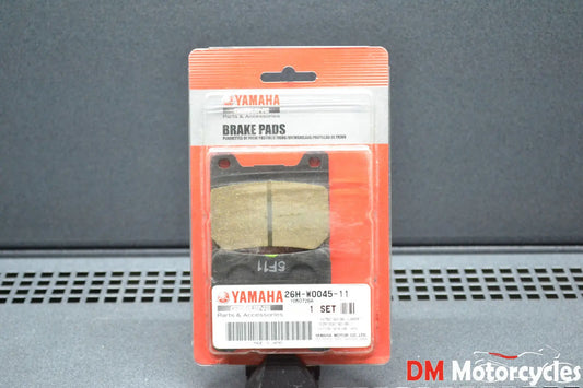 Yamaha genuine new fz fj virago fzr vmax 1984 front brake pad pn 26h-w0045-11