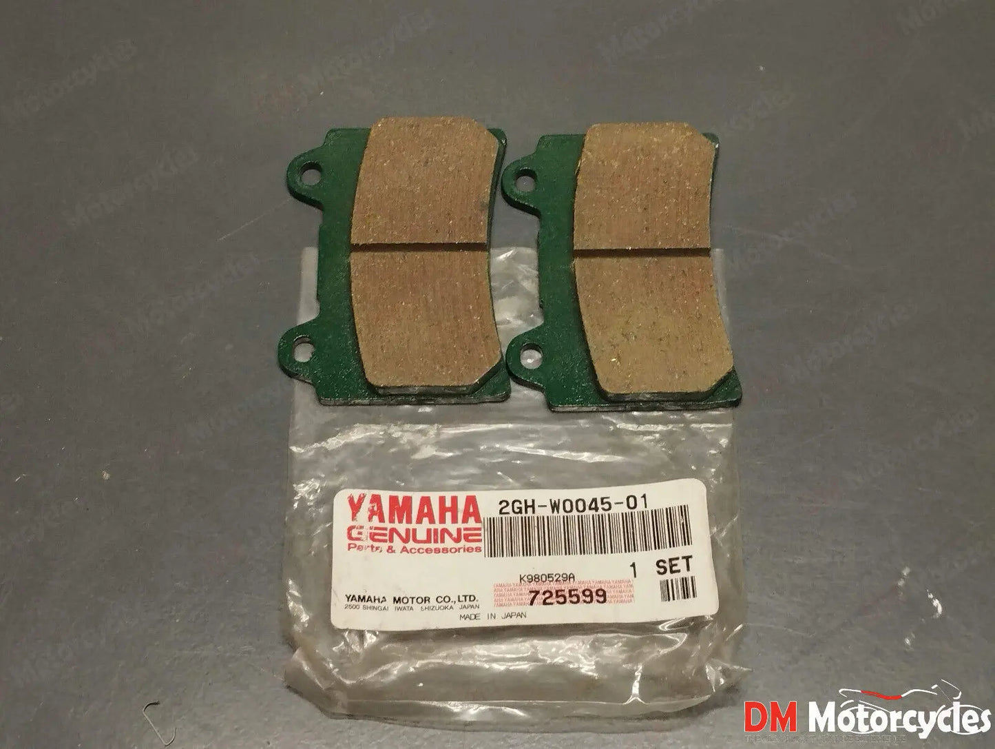 Yamaha genuine new fzr fz 750 fj 1200 xv front brake pad kit pn 2gh-w0045-01
