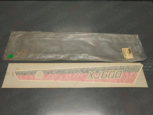 Yamaha genuine nos xj 600 1984 punctured graphic 2 sticker decal pn 51j-2173f-00