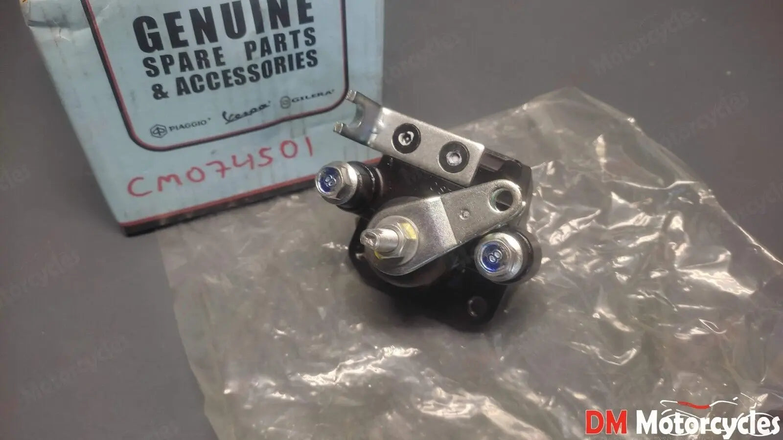 Piaggio genuine mp3 400 500 gp800 fuoco 500 parking brake caliper pn cm074501